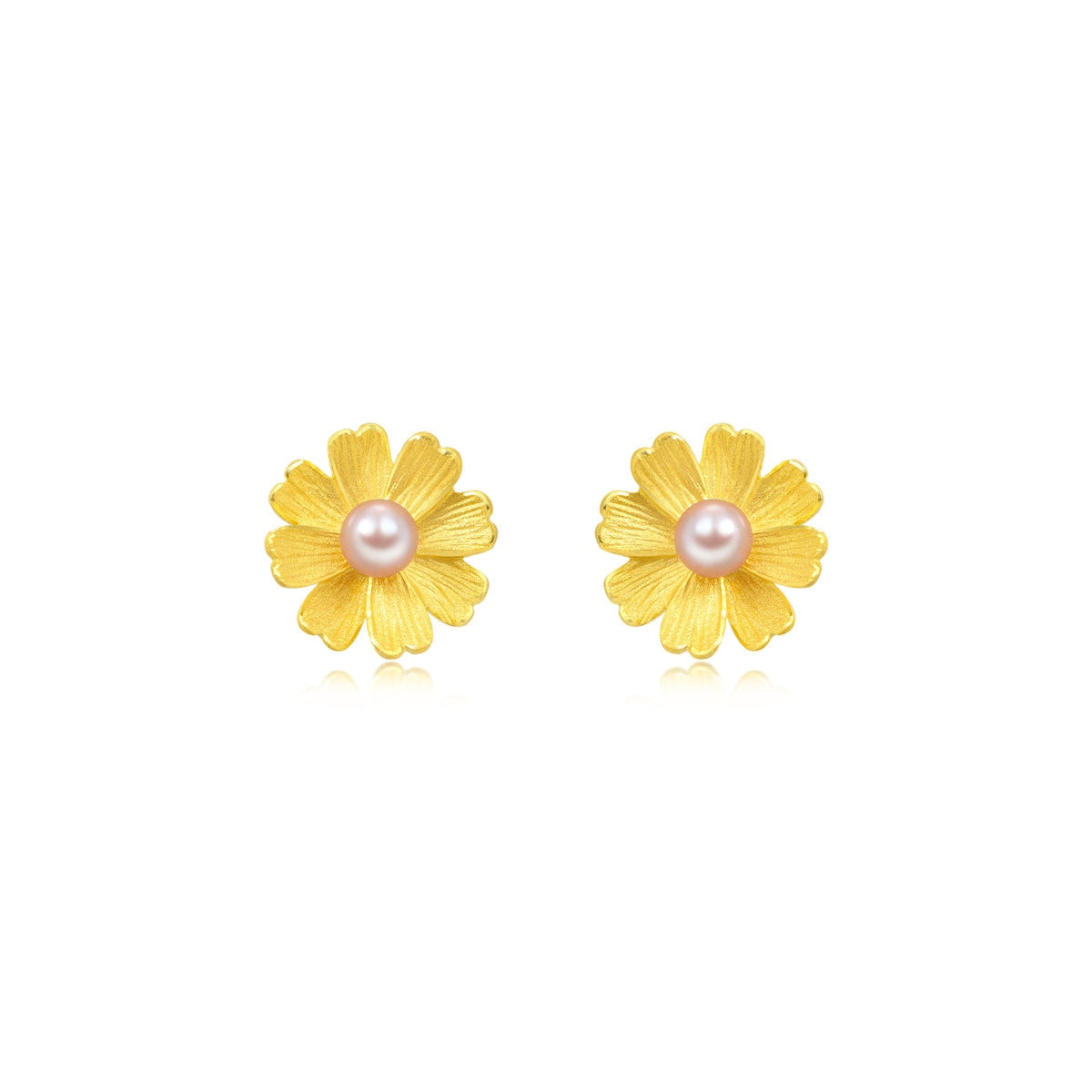 Blossom' 999.9 Gold Earrings