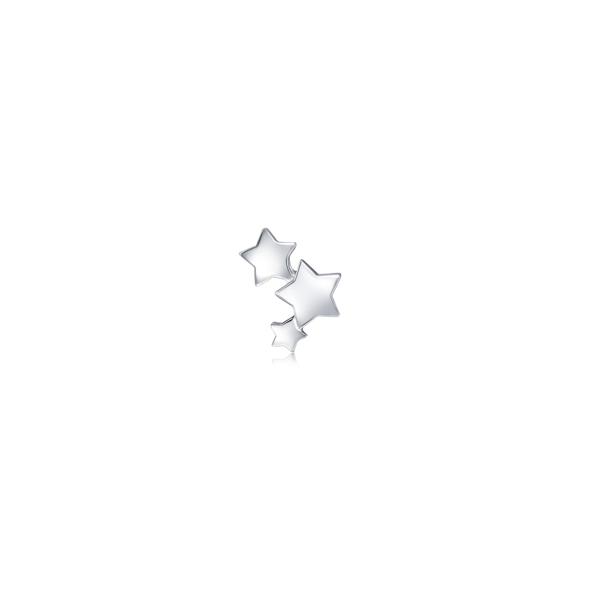 950 Platinum Single Earring