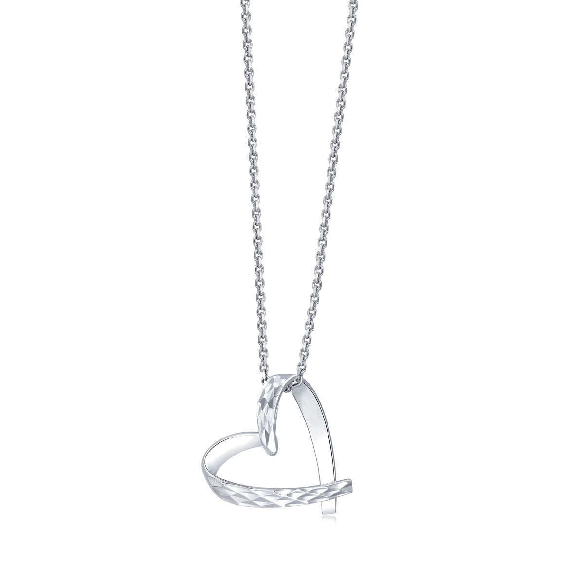 950 Platinum Heart Pendant