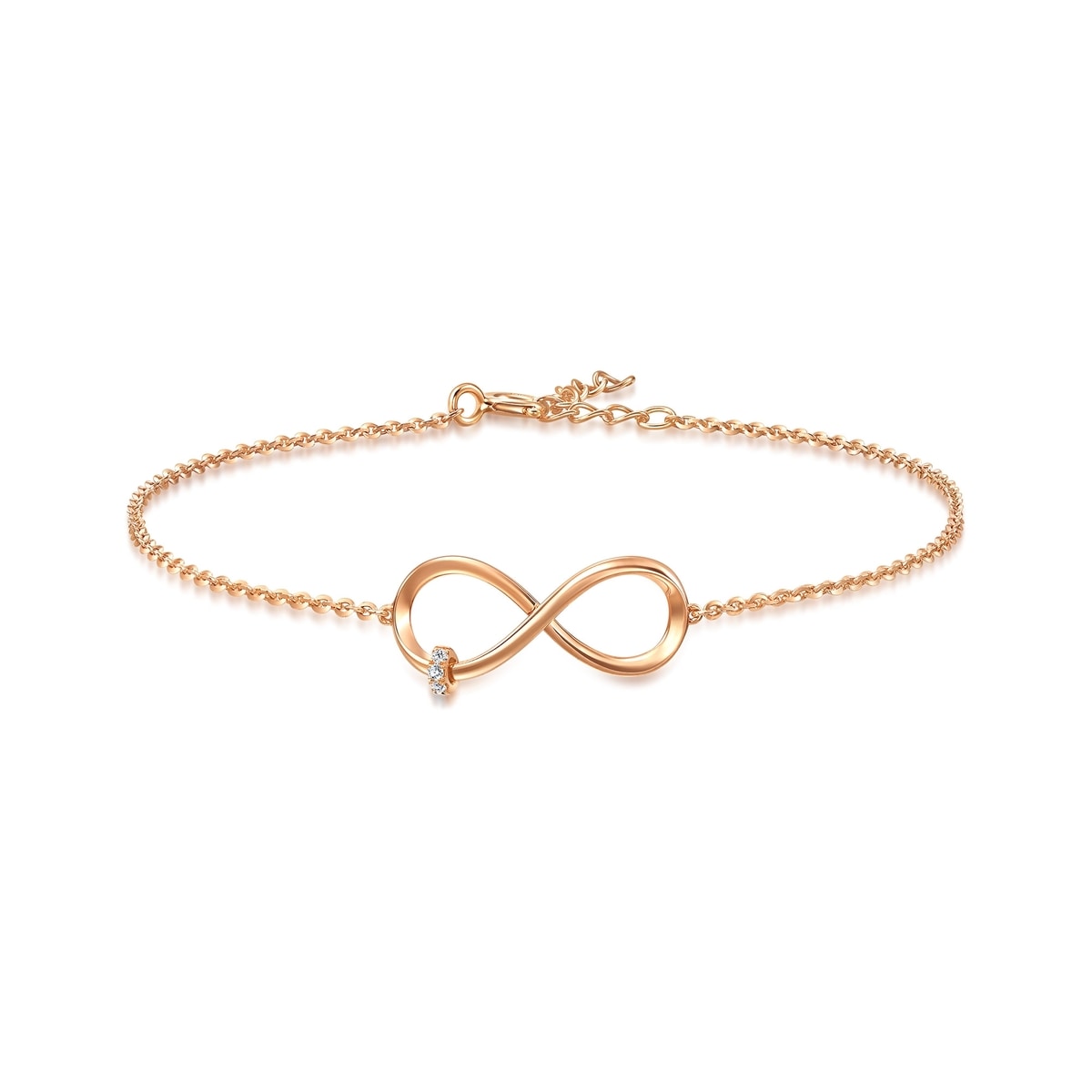 18K Rose Gold Diamond Bracelet