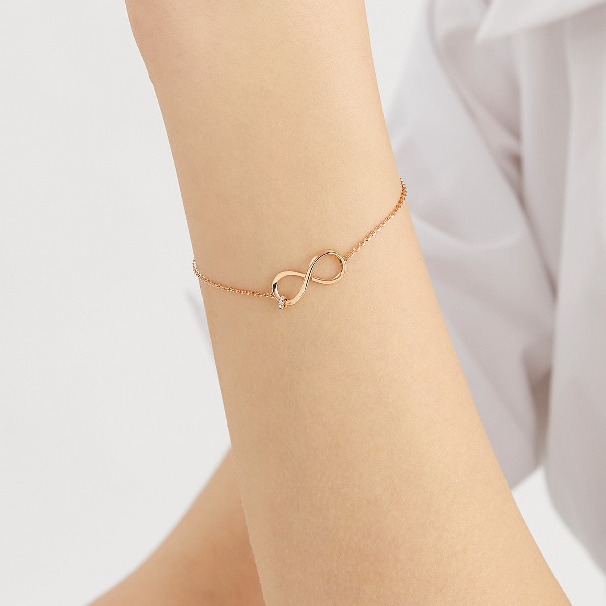 18K Rose Gold Diamond Bracelet