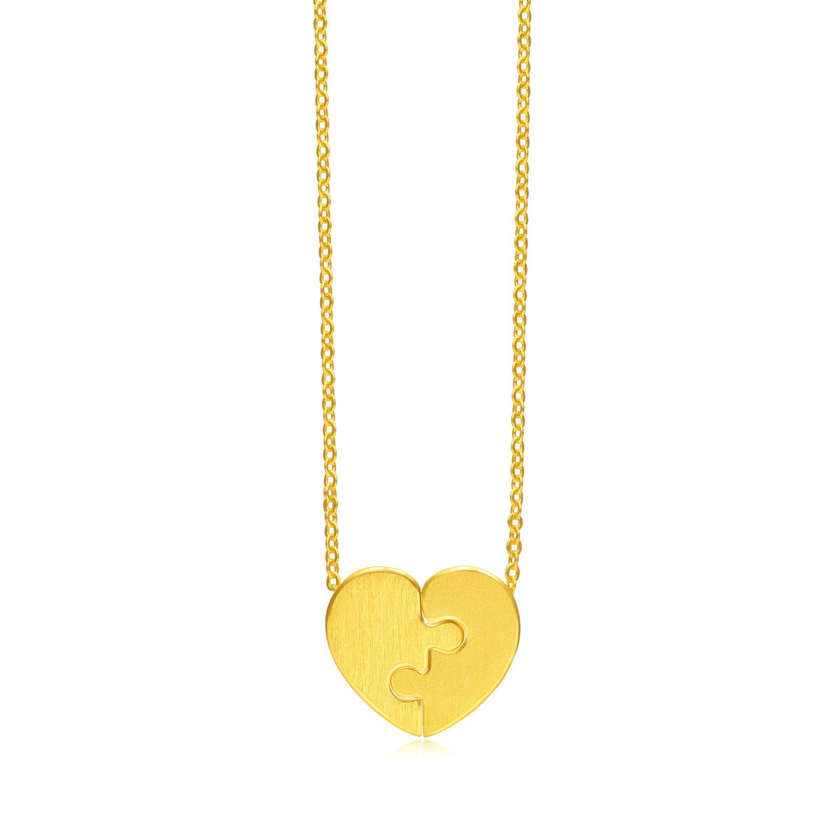 999.9 Gold Puzzles Necklace