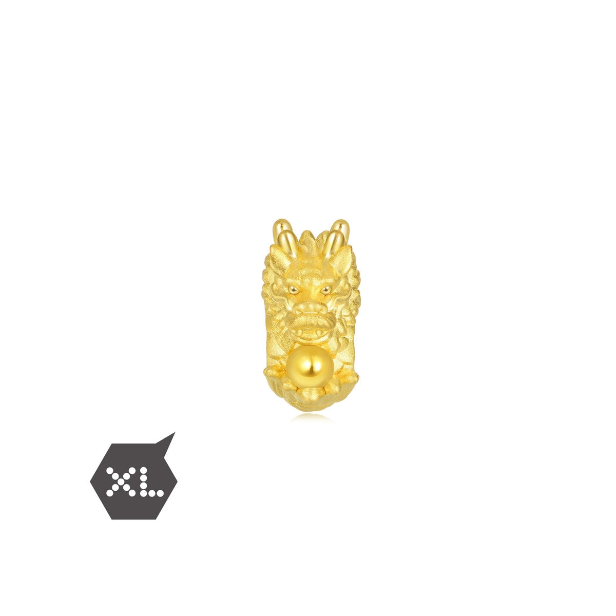 Blessings' 999 Gold Dragon Charm