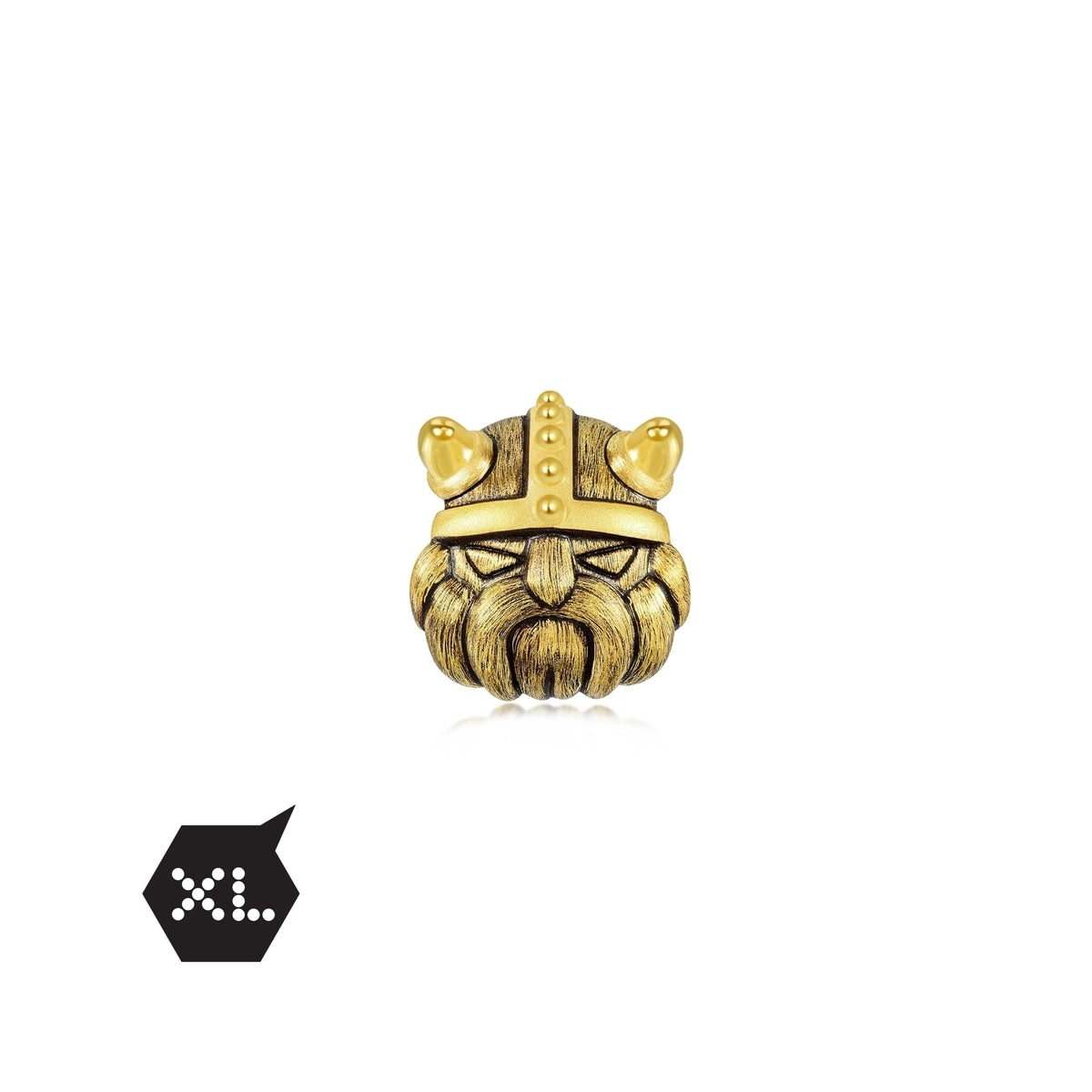 Noir' 999 Bravery Gold Charm