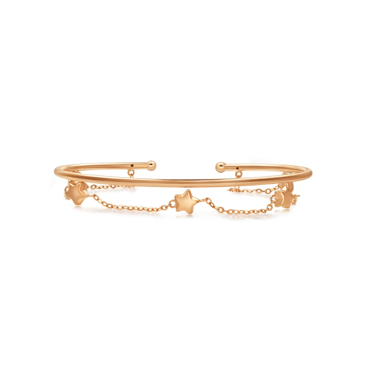 Wrist Play' 18K Rose Gold Bangle
