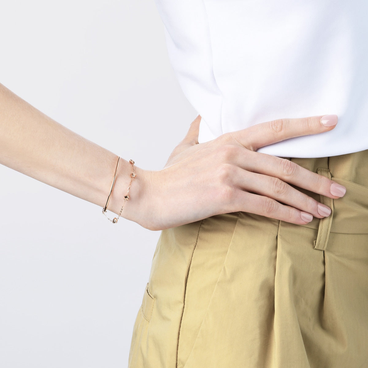 Wrist Play' 18K Rose Gold Bangle