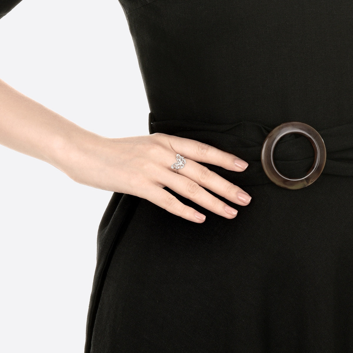 950 Platinum Butterfly Ring