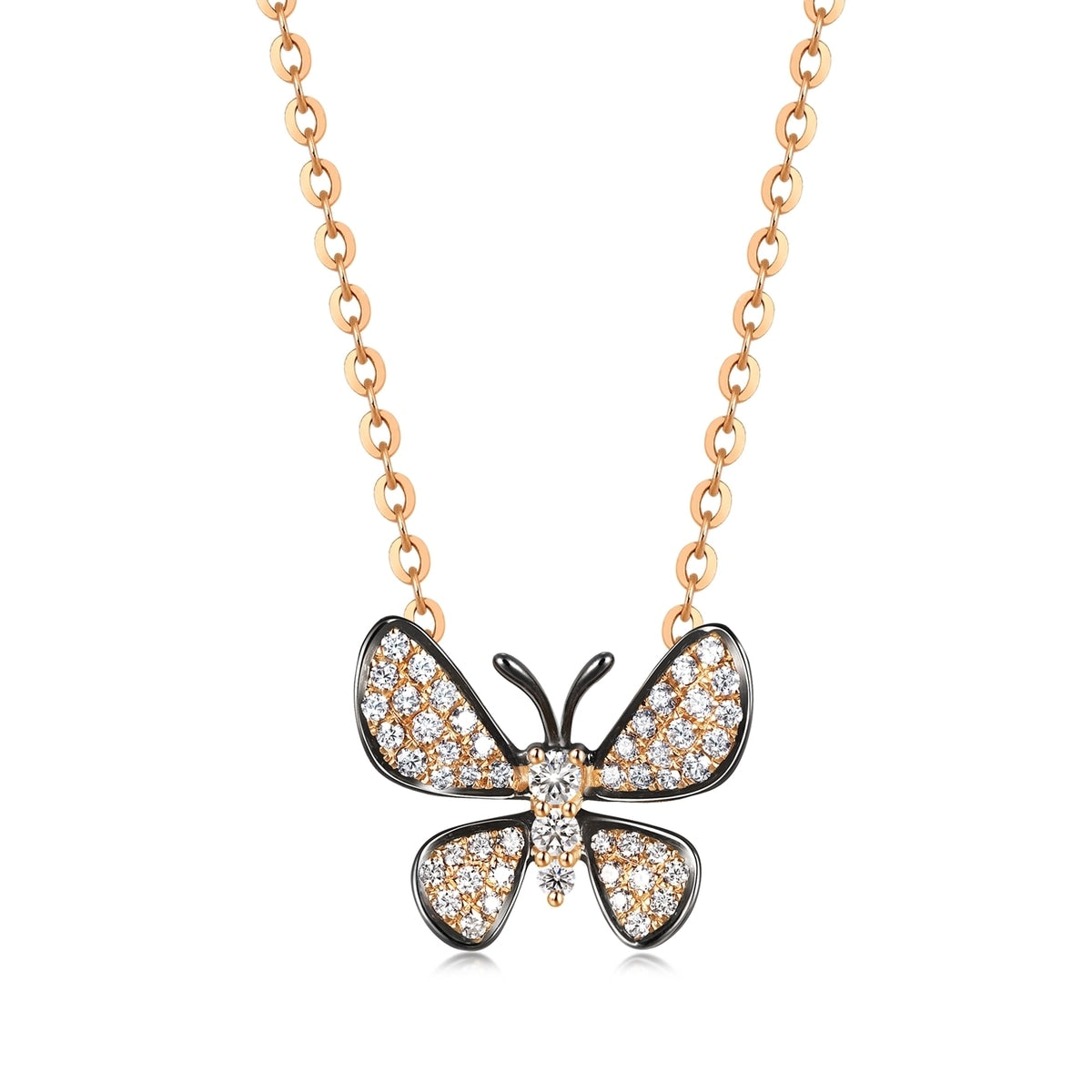 18K/750 Gold (Multi-coloured) Diamond Pendant