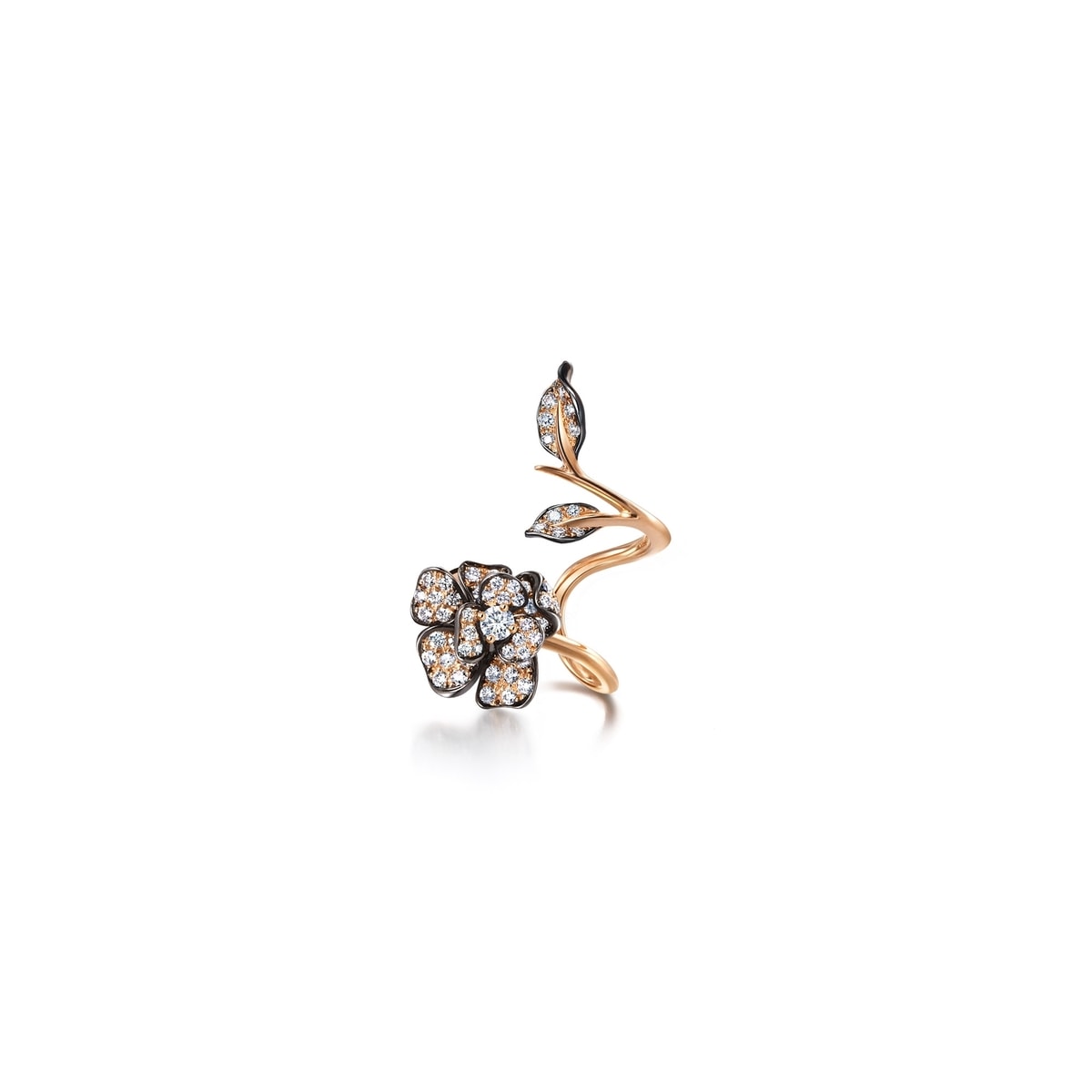 18K/750 Gold (Multi-coloured) Diamond Single Earring