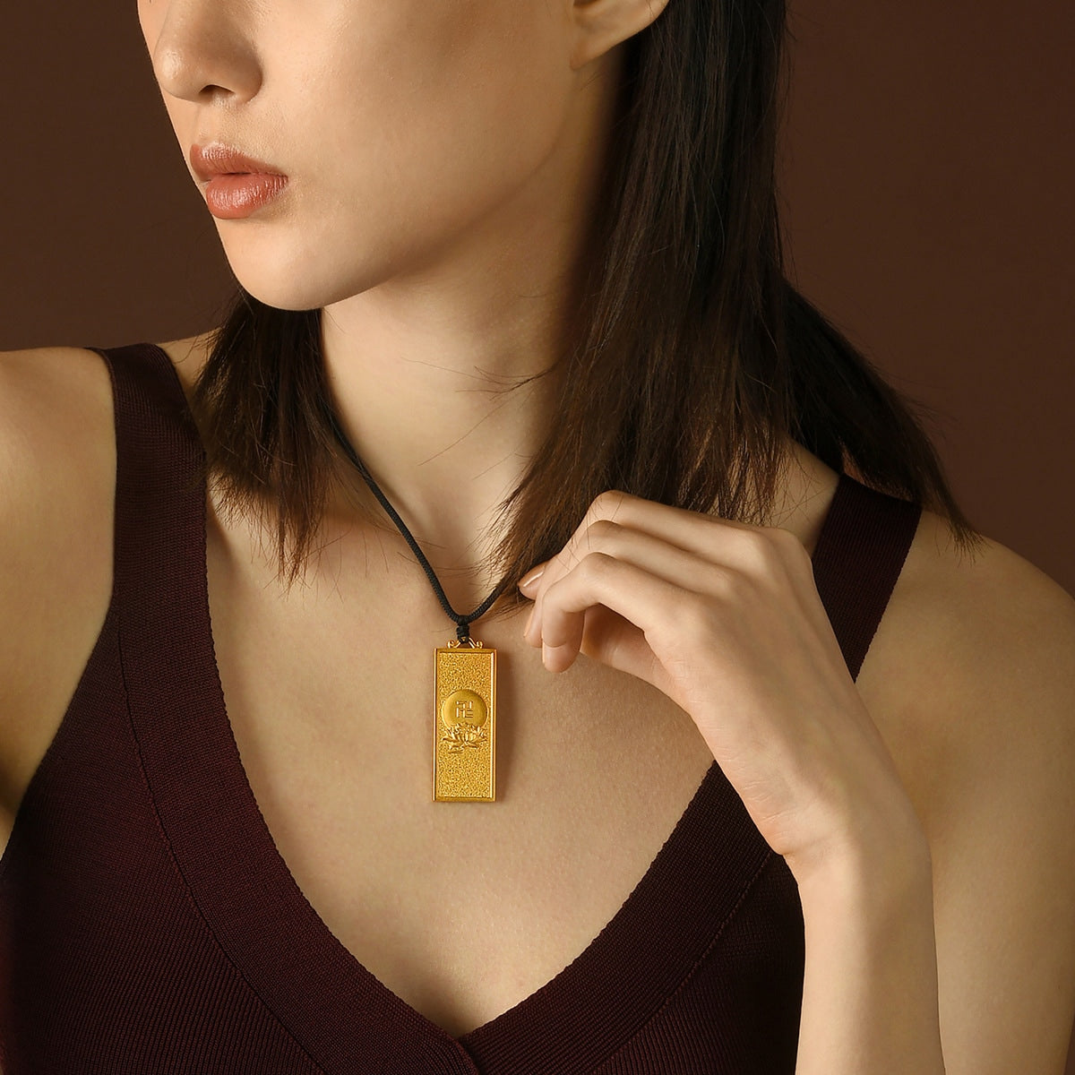 The Oriental' 999.9 Gold Necklace