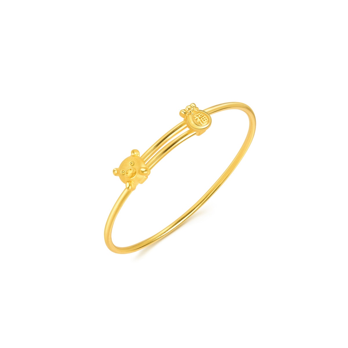 New Born' 999.9 Gold Baby Bangle