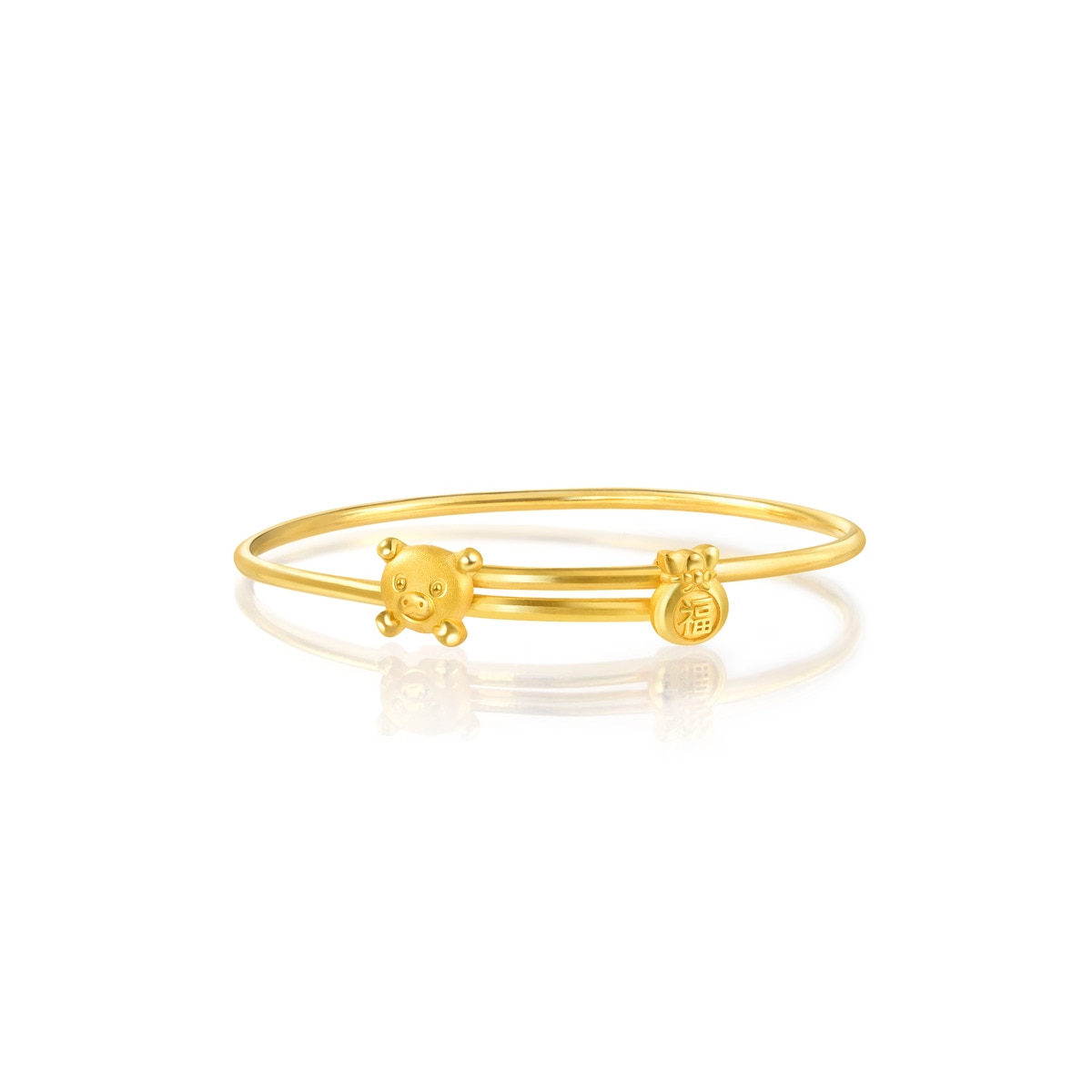 New Born' 999.9 Gold Baby Bangle