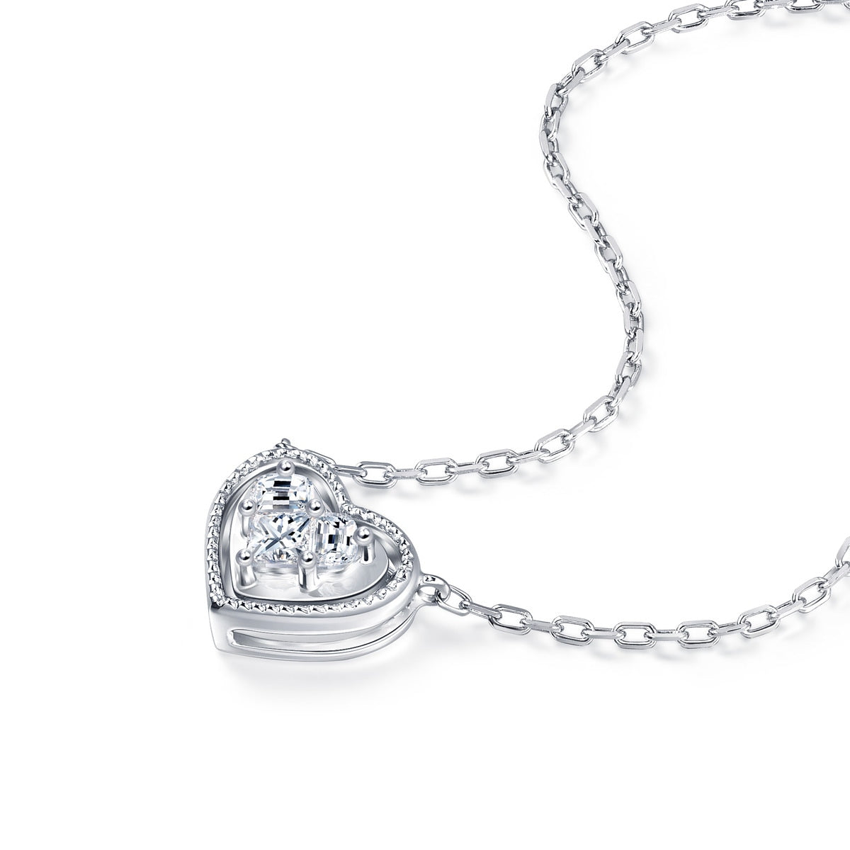 Pure' 18K White Gold Diamond Necklace