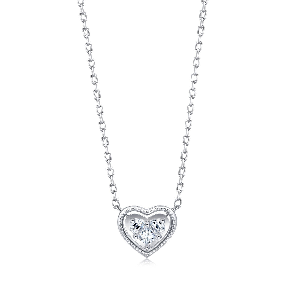 Pure' 18K White Gold Diamond Necklace