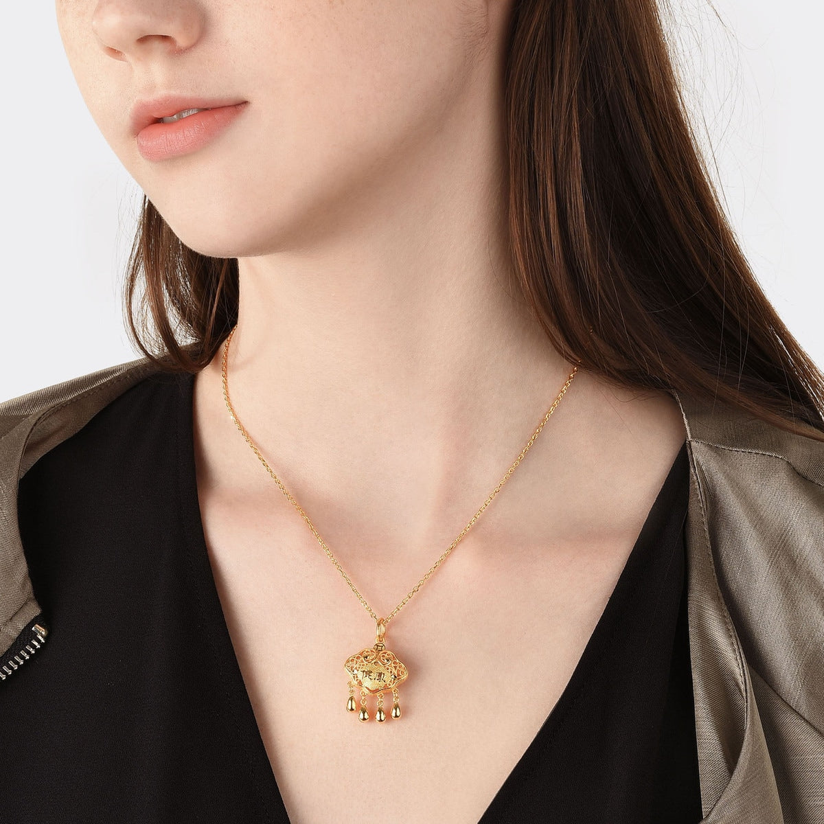 New Born' 999.9 Gold Pendant