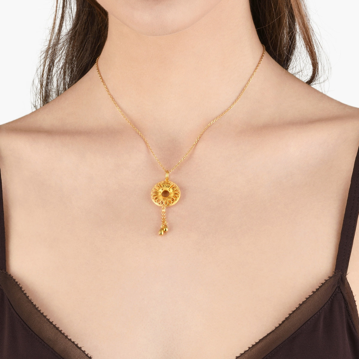 999.9 Gold Pendant