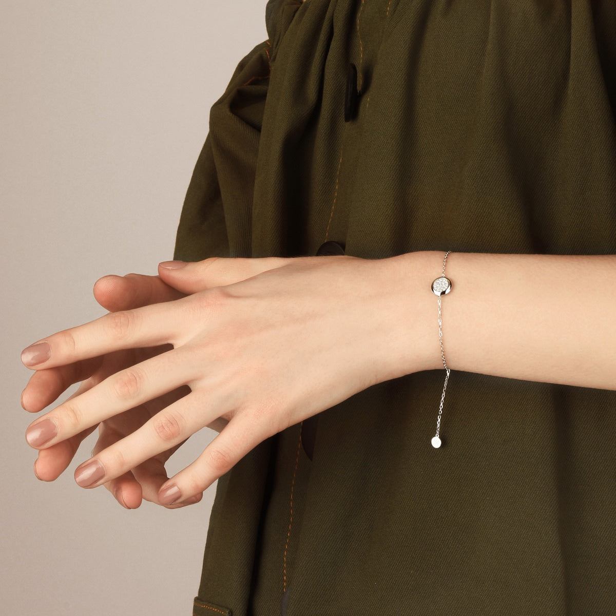 Timeless' 18K White Gold Diamond Bracelet