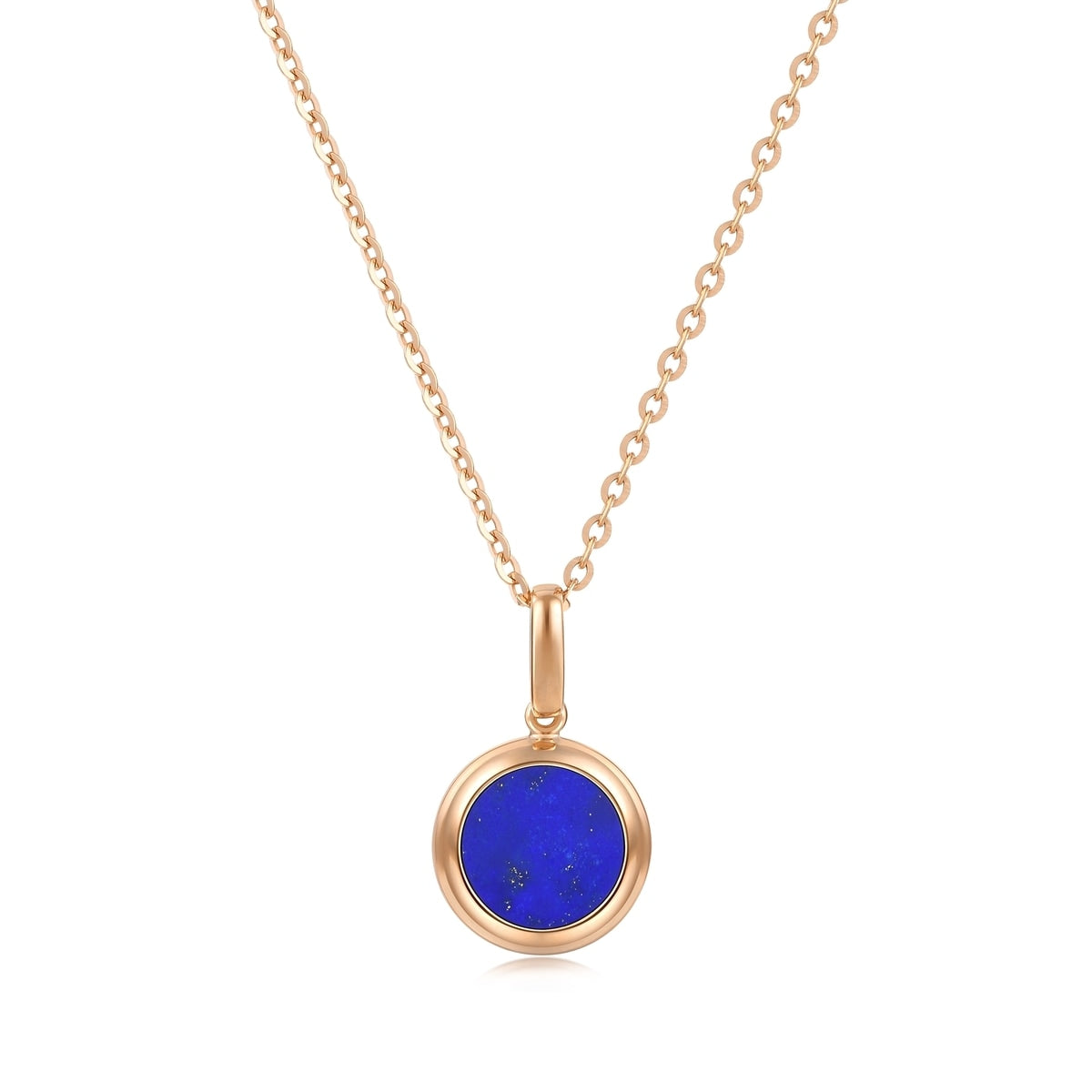Timeless' 18K Rose Gold Lapis Lazuli Pendant