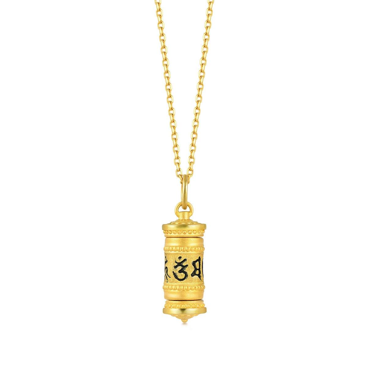 Om Mani Padme Hum' 999 Gold Pendant