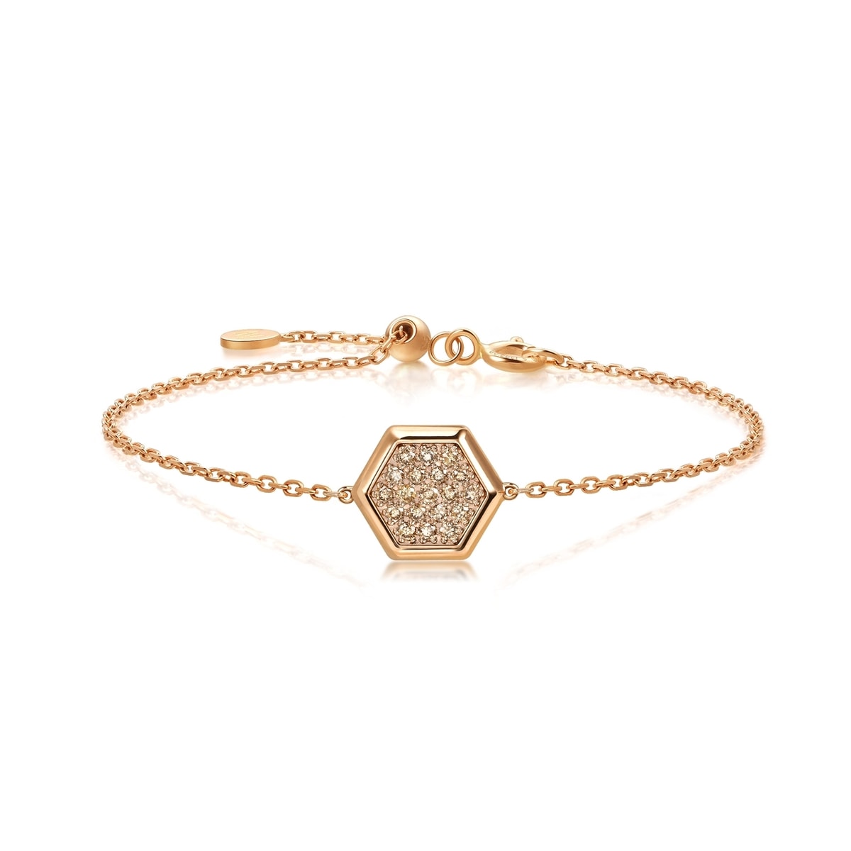 Timeless' 18K Rose Gold Brown Diamond Bracelet