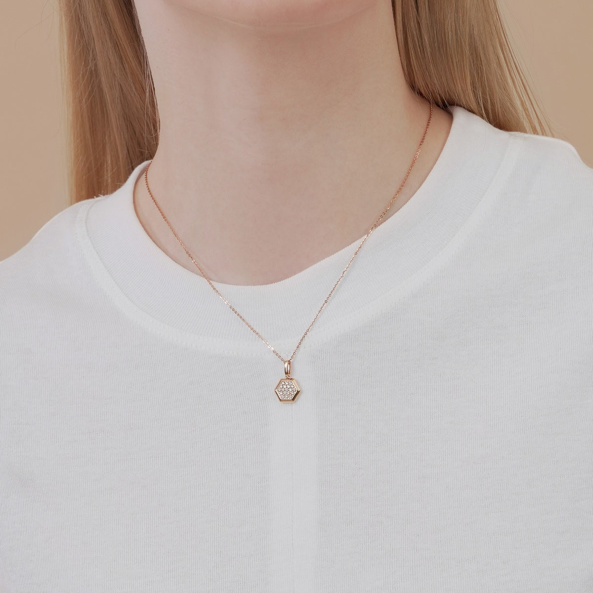 Timeless' 18K Rose Gold Brown Diamond Pendant