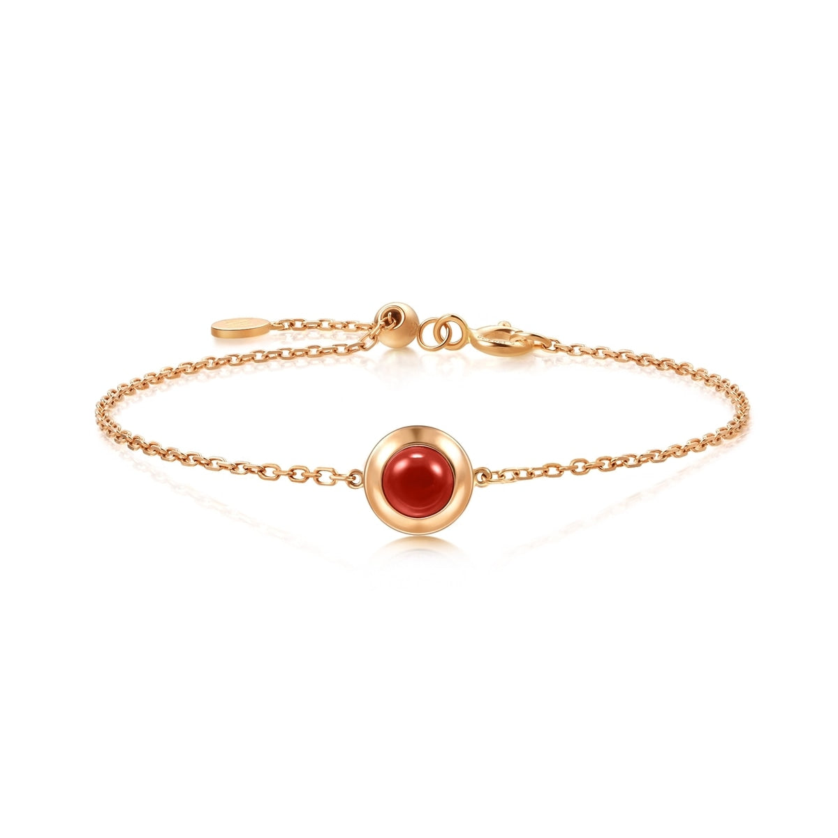 Timeless' 18K Rose Gold Chalcedony Bracelet