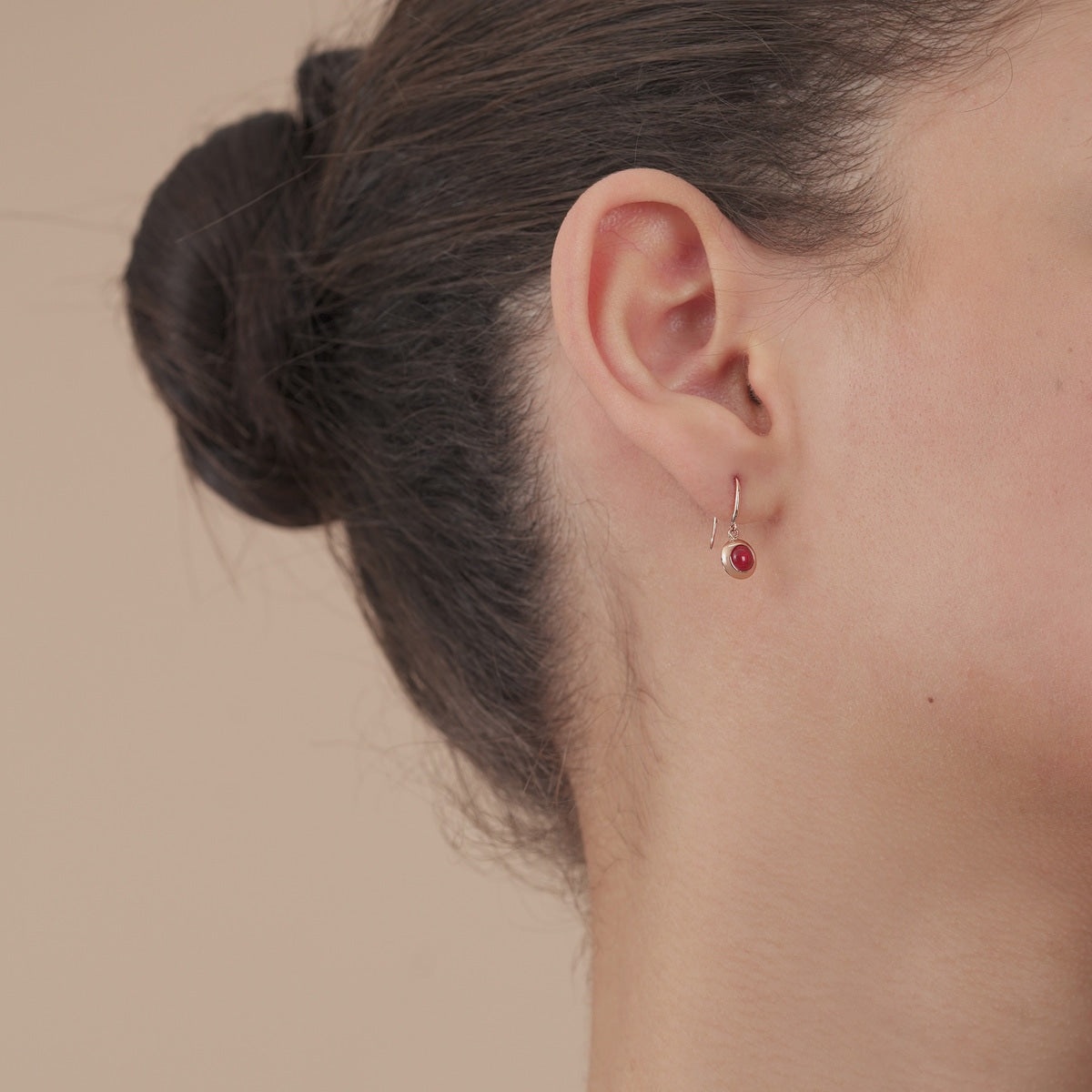Timeless' 18K Rose Gold Chalcedony Earrings