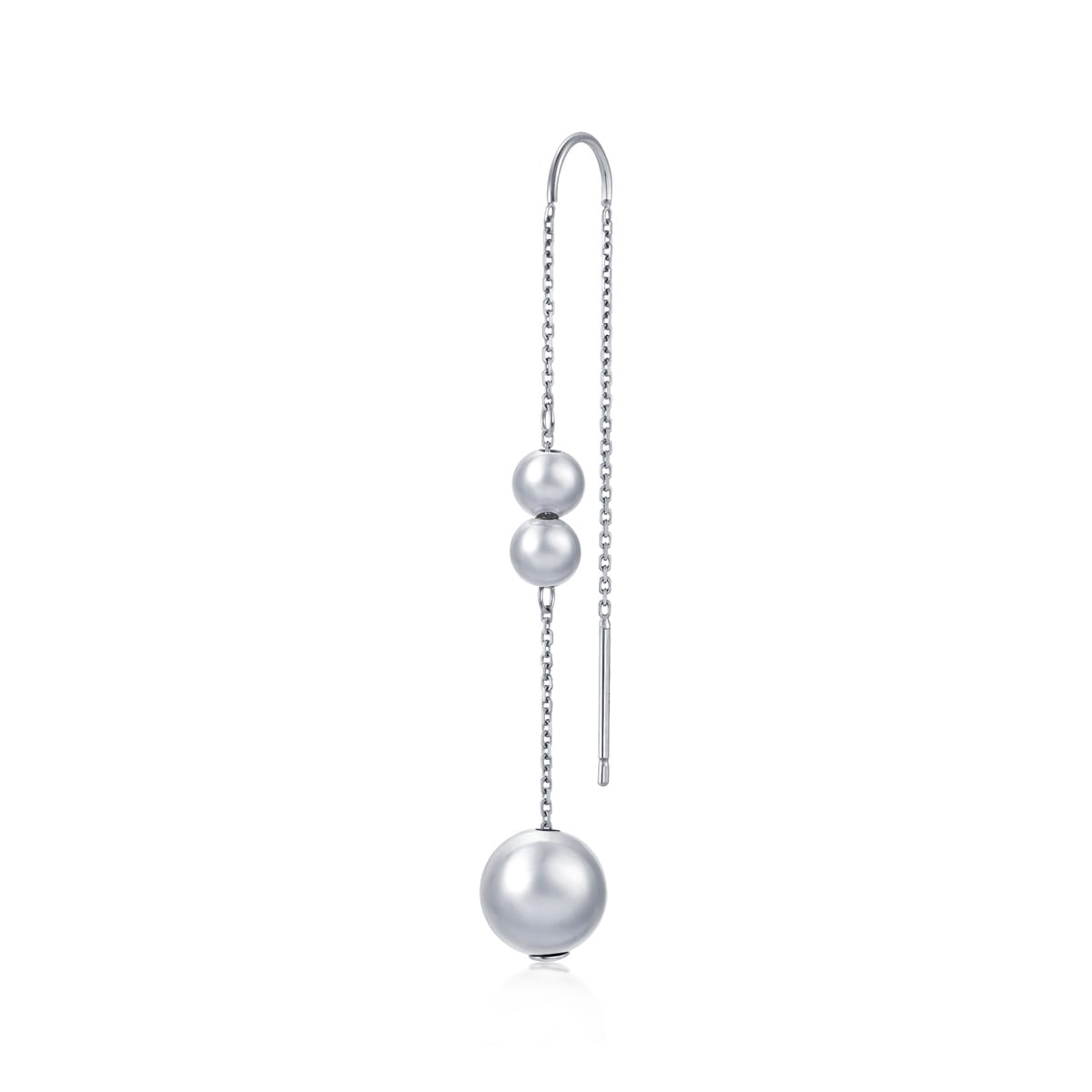 950 Platinum Single Earring