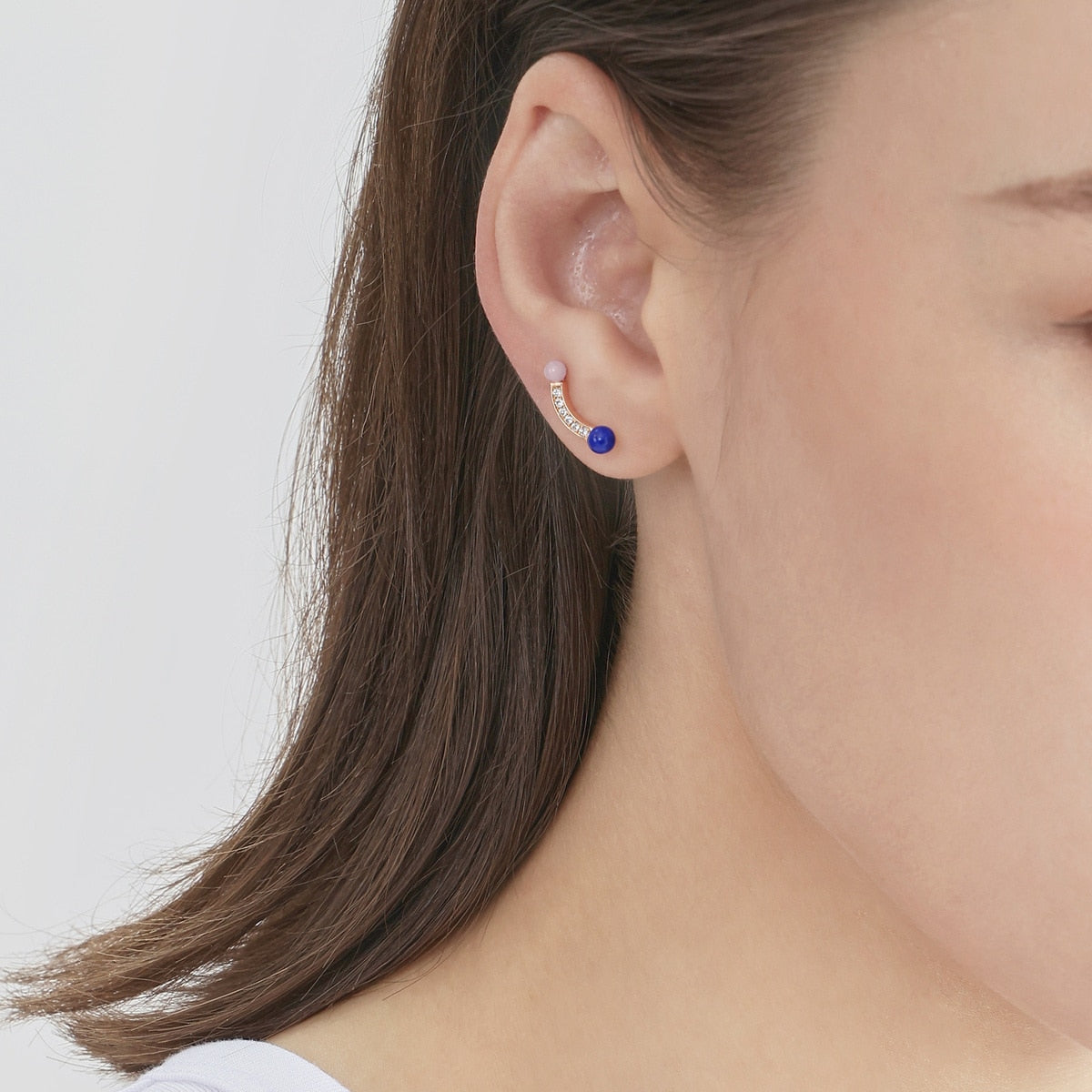 cosmos-rose-gold-lapis-lazuli-single-earring-chow-sang-sang