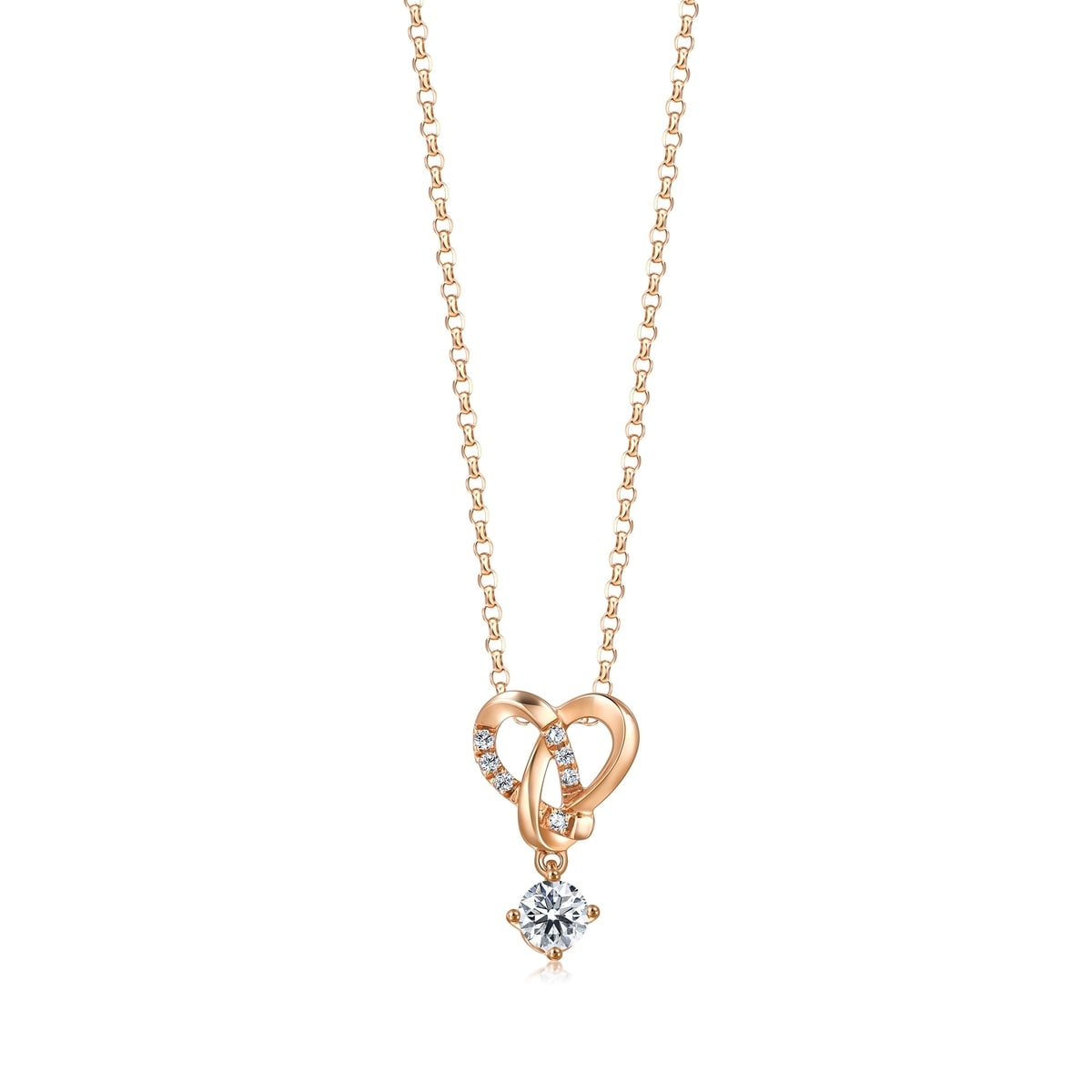love-knot-18k-rose-gold-diamond-necklace-chow-sang-sang