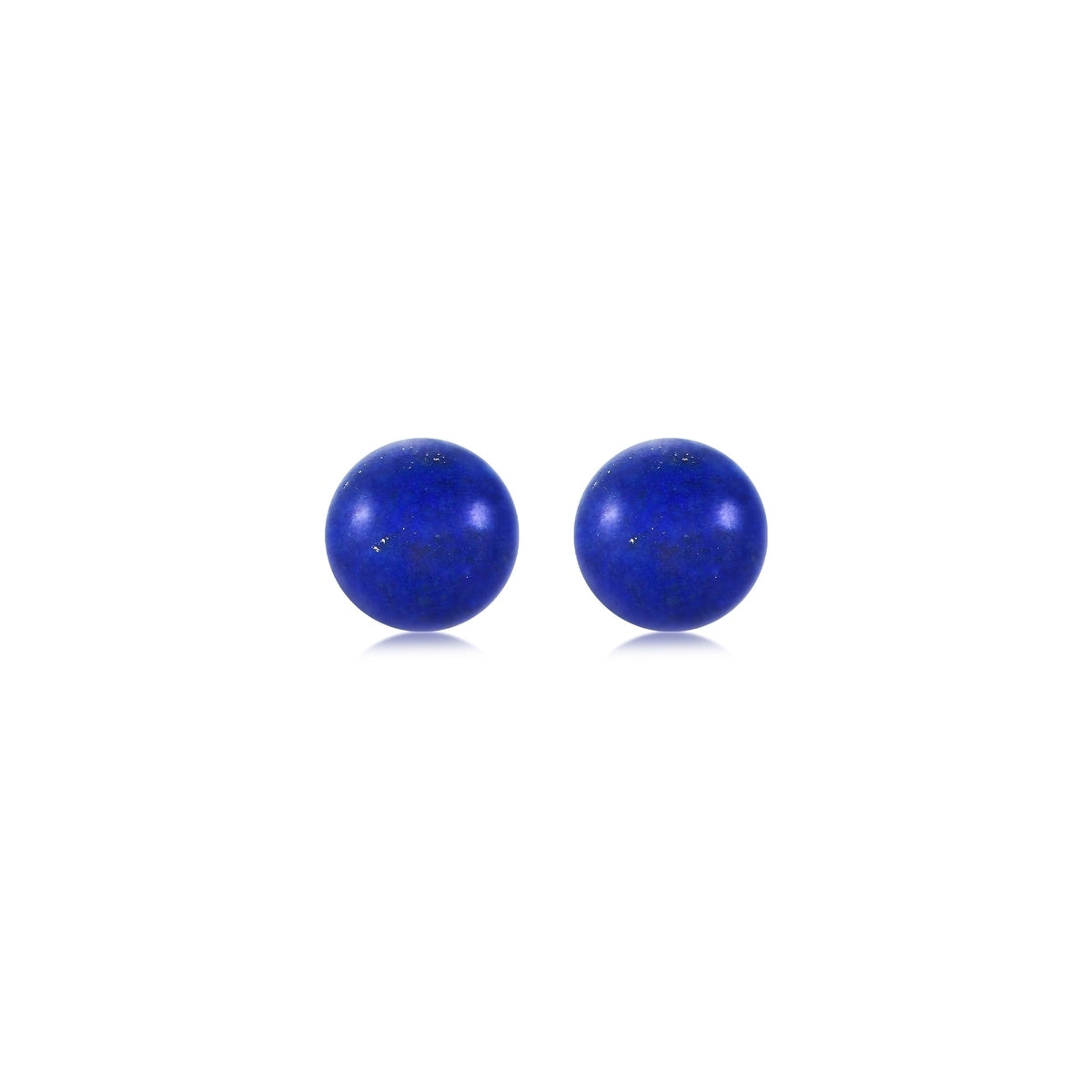 Cosmos' 18K White Gold Lapis Lazuli Earrings