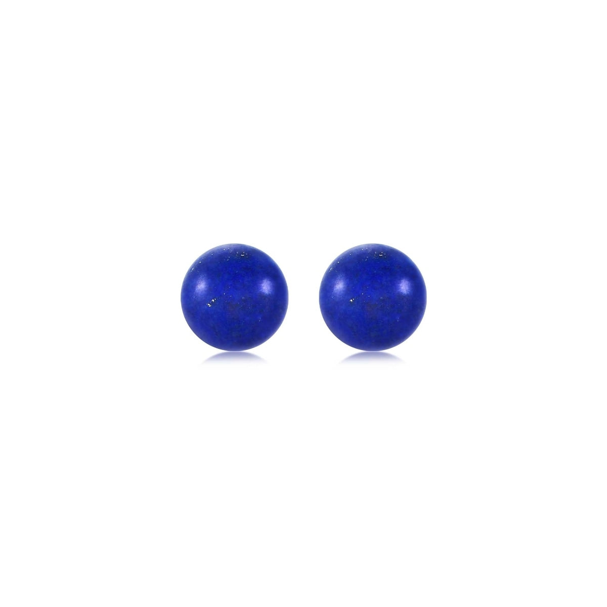 18K/750 Gold (Rose) Lapis Lazuli Earrings