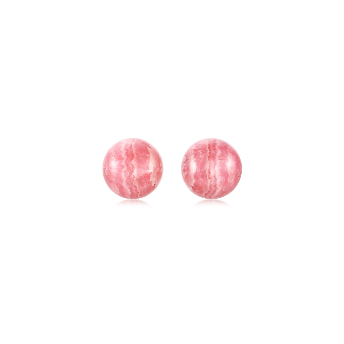 18K/750 Gold (Rose) Rhodochrosite Earrings