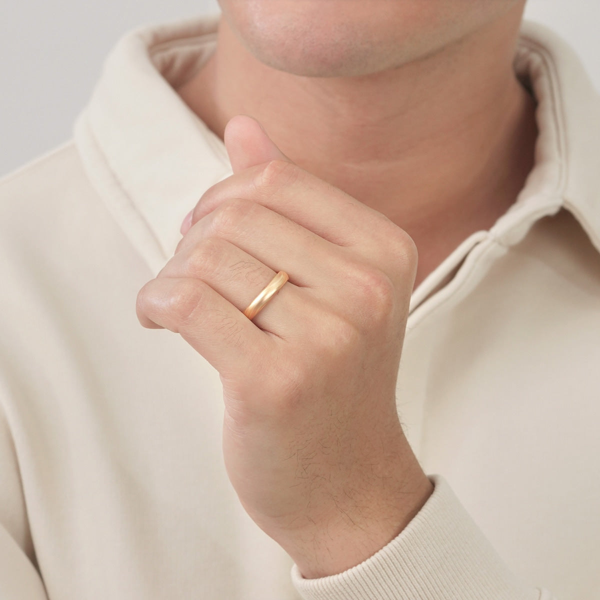 Entwine' 18K Yellow & Red Gold Ring