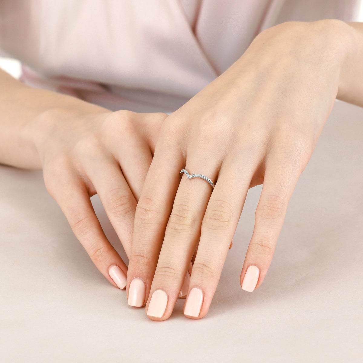 Majesty' 18K White Gold Ring