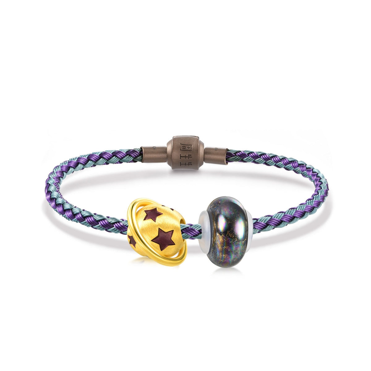 Murano Glass Charme Sets' 999 Gold Asteroid Bracelet