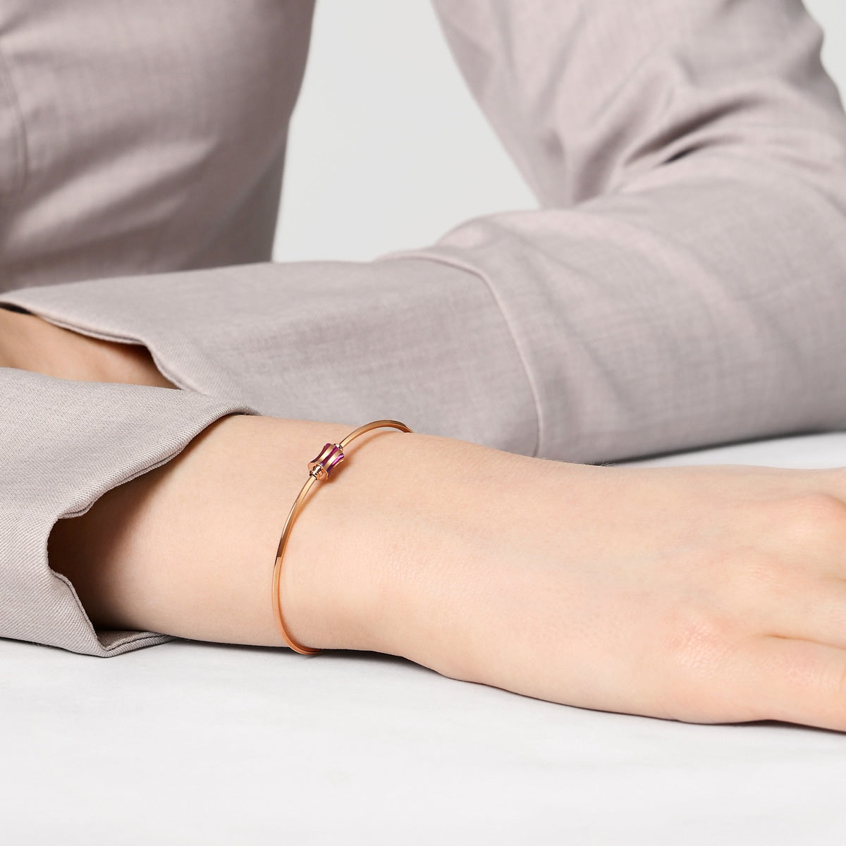 18K/750 Gold (Rose) Bangle