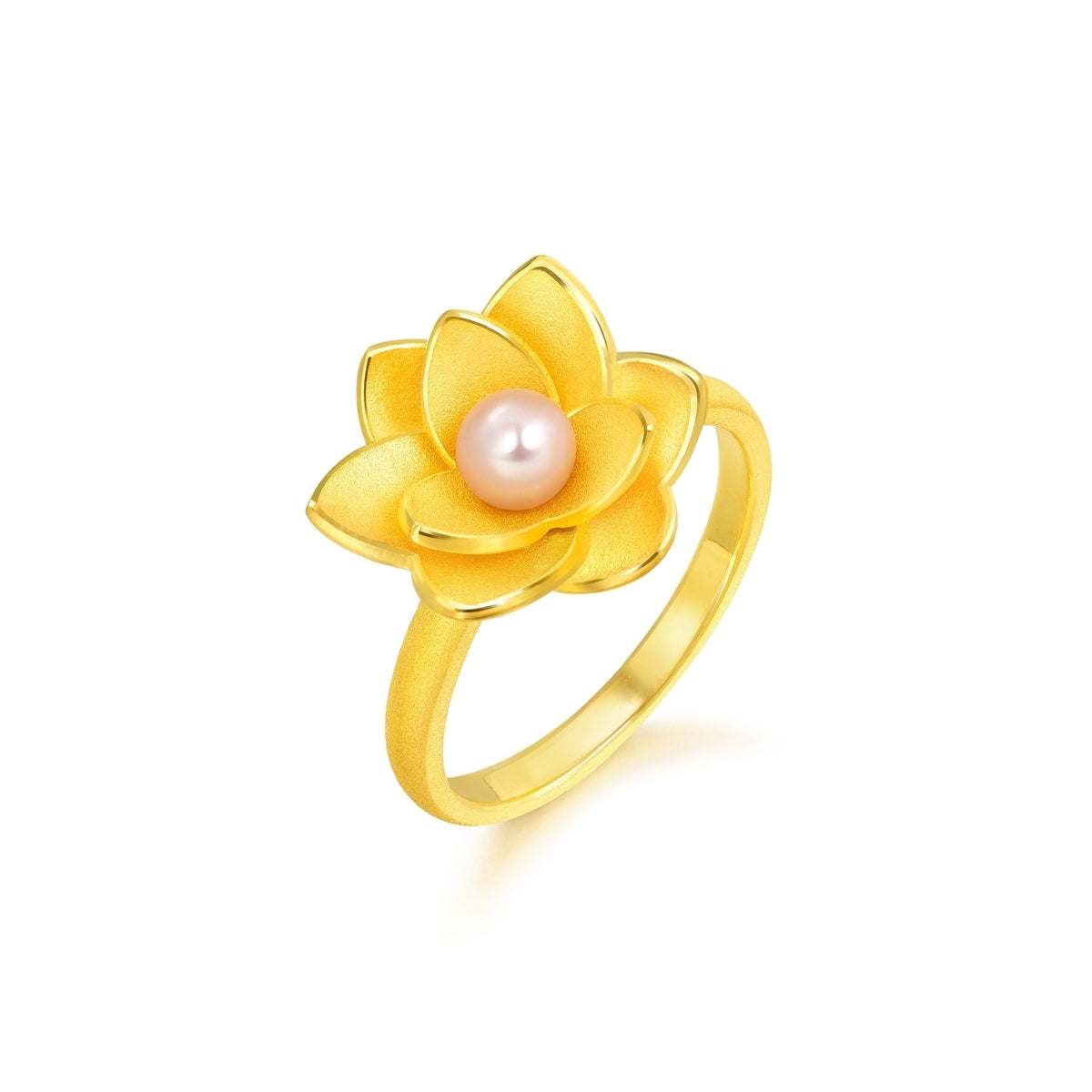 Floral' 999.9 Gold Ring