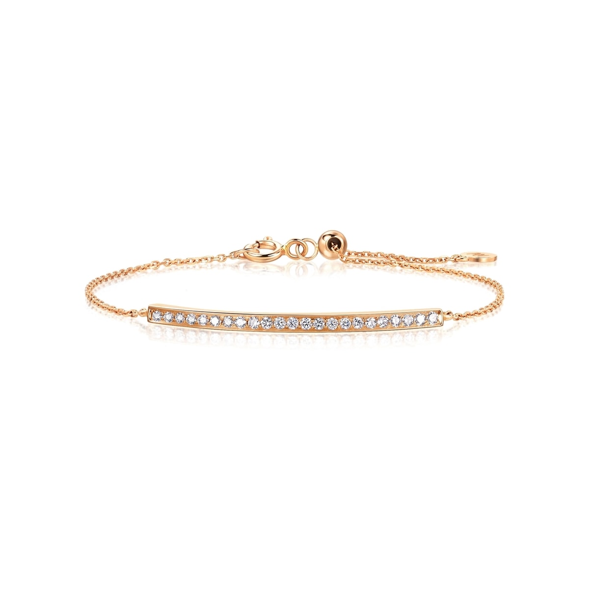 Timeless' 18K Rose Gold Diamond Bracelet