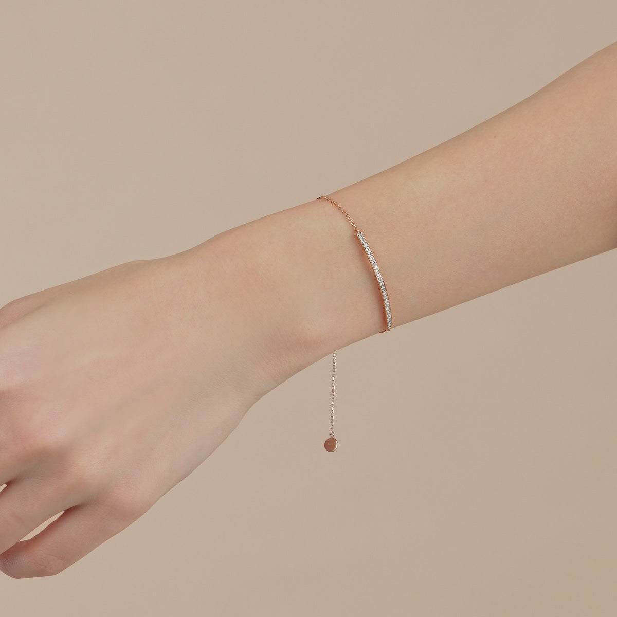 Timeless' 18K Rose Gold Diamond Bracelet