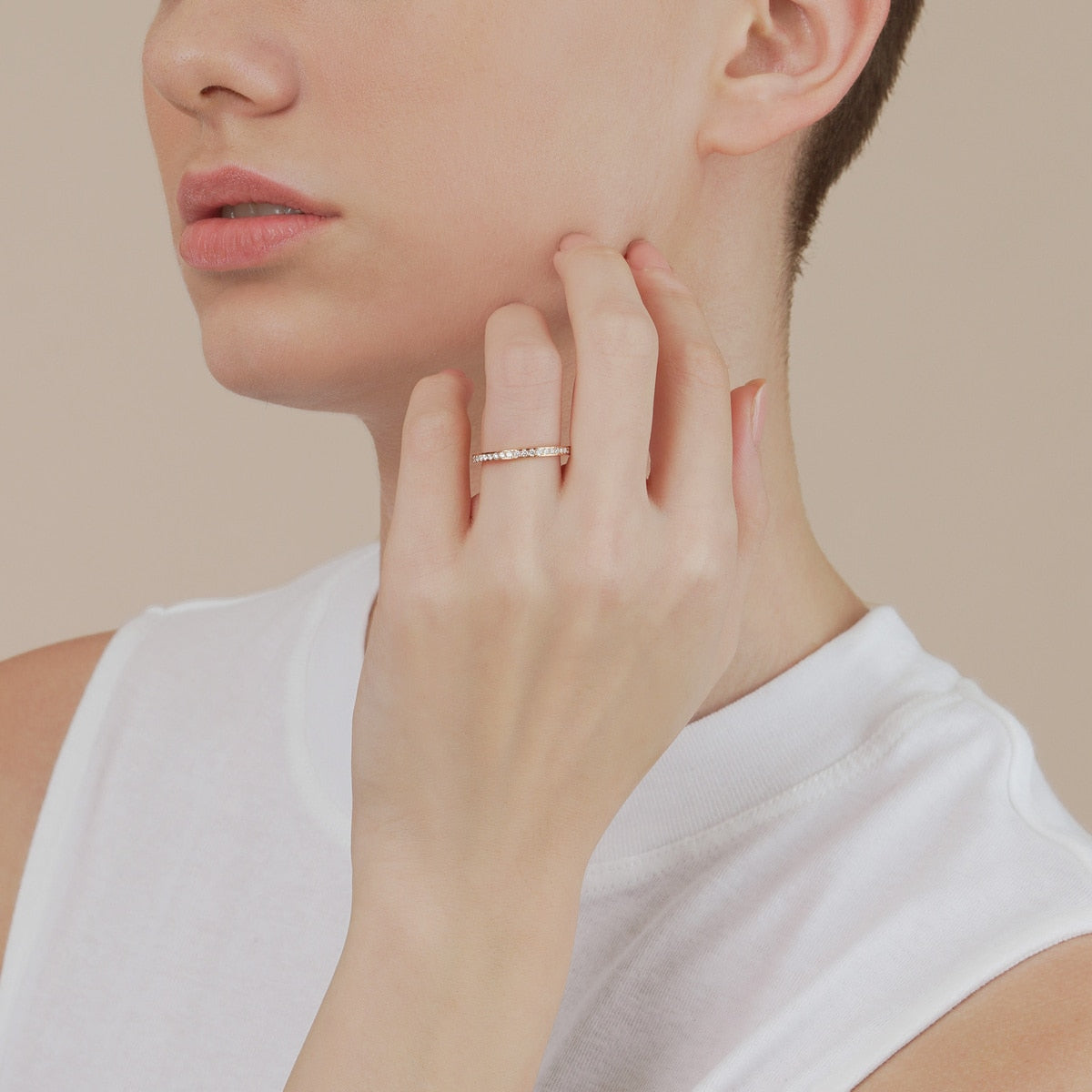 Timeless' 18K Rose Gold Diamond Ring