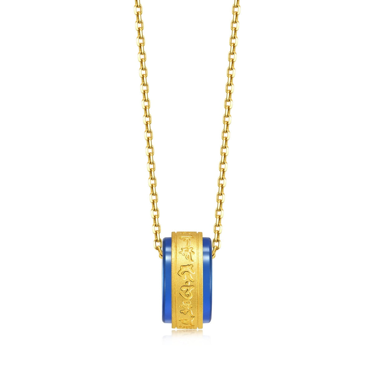 Fate with Buddha' 999.9 Gold Pendant