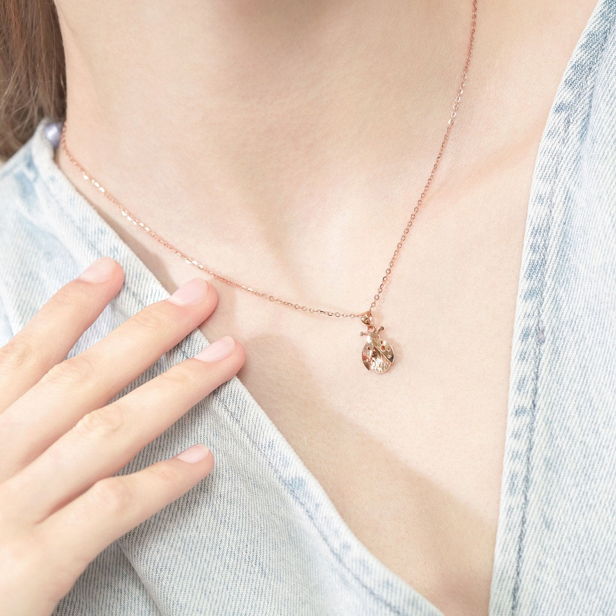 18K Rose Gold Pendant