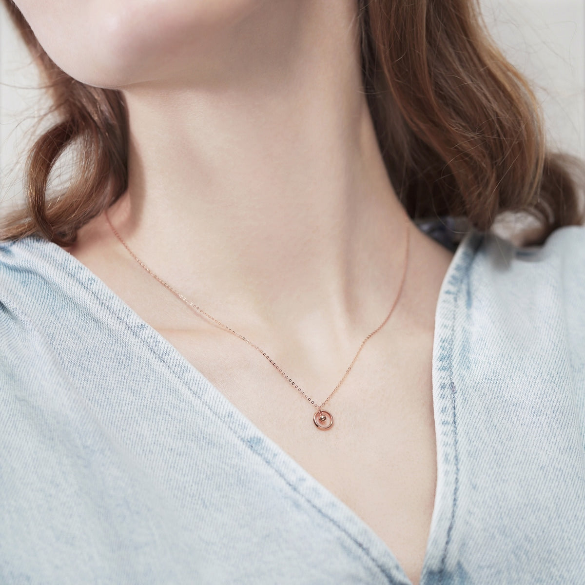 18K Rose Gold Necklace