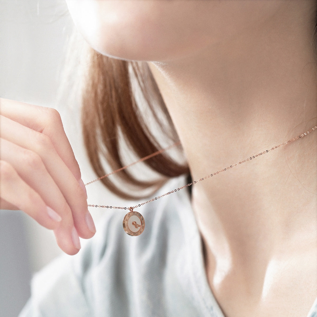 18K Rose Gold Necklace