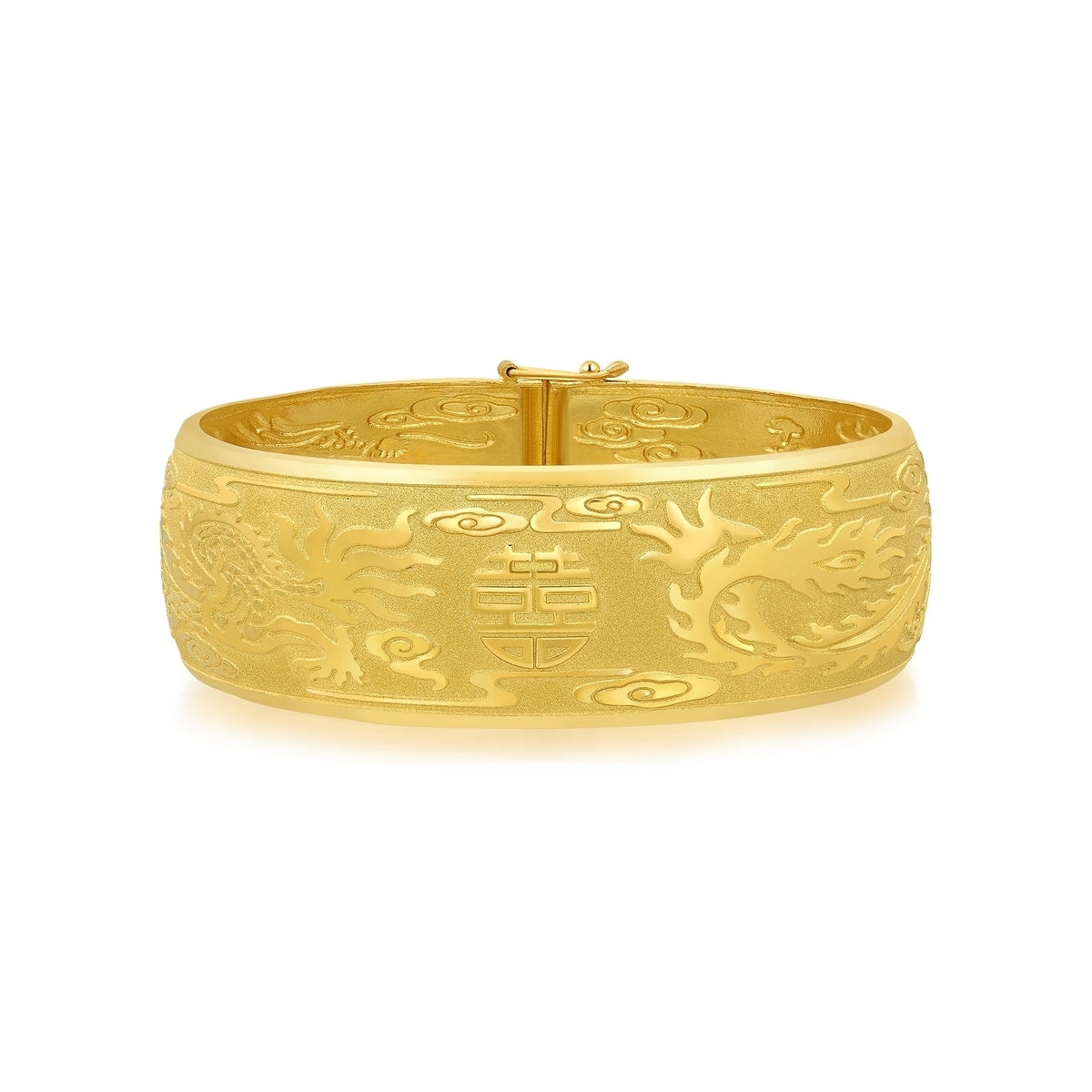 Dragon & Phoenix' 999.9 Gold Bangle