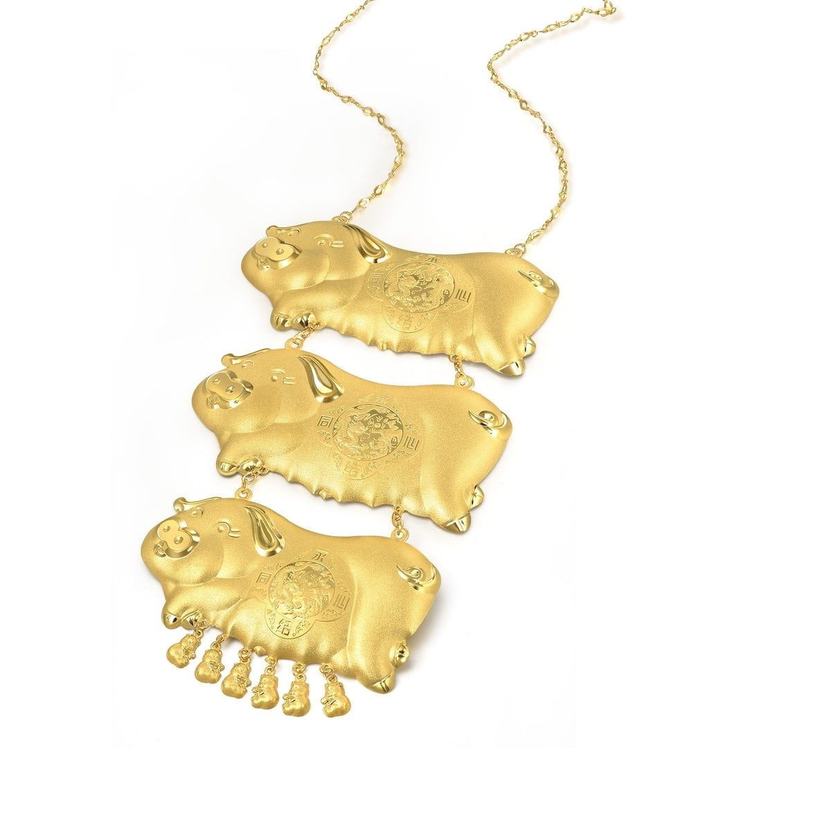 Love Symbol' 999.9 Gold Necklace