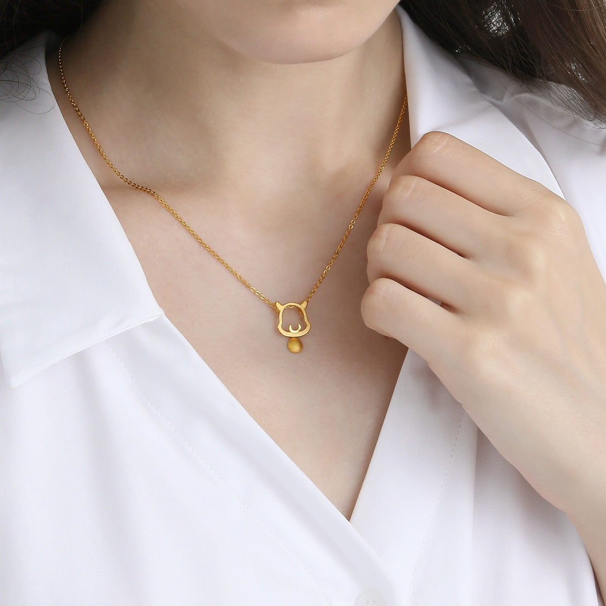 New Year & Chinese Zodiac' 999.9 Gold OX Pendant