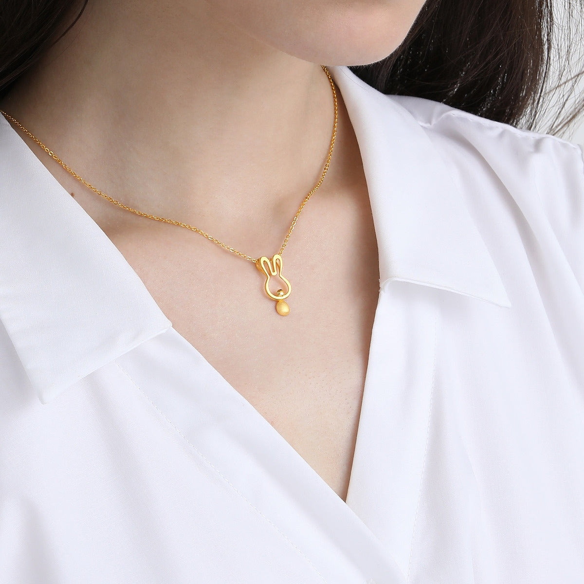 Chinese Gifting Collection 'Belief' 999.9 Gold Rabbit Pendant