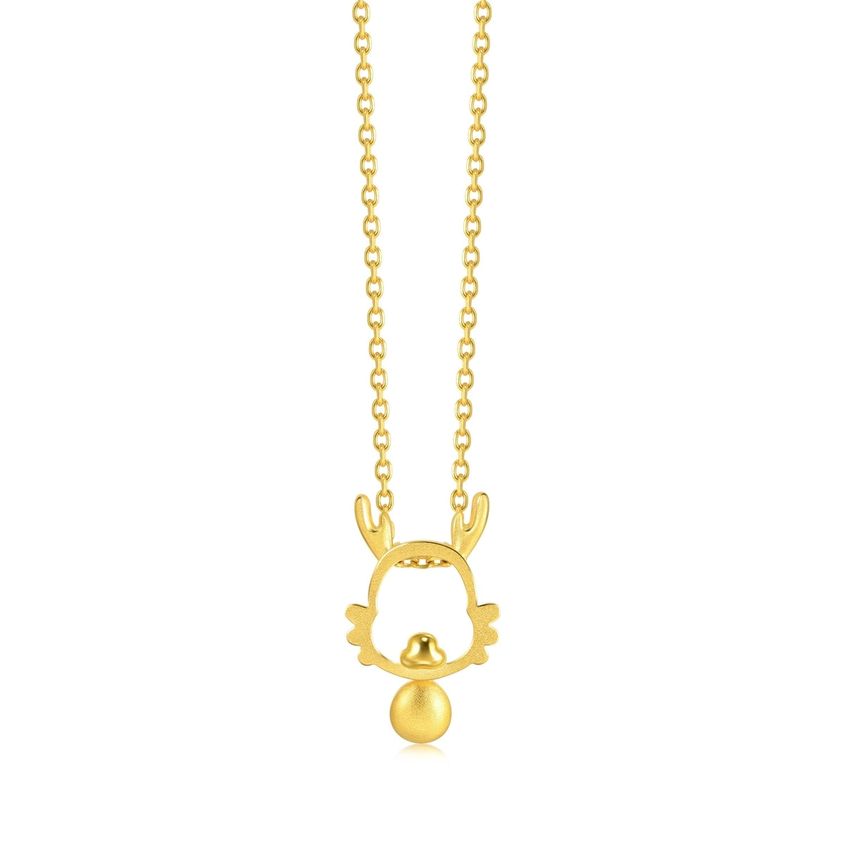 New Year & Chinese Zodiac' 999.9 Gold Dragon Pendant